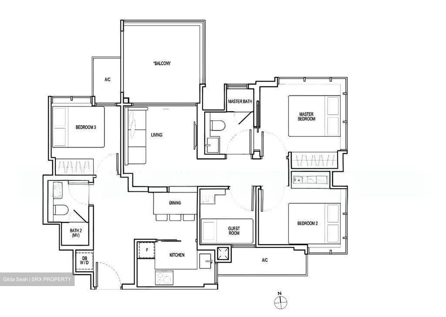 View at Kismis (D21), Apartment #610311261